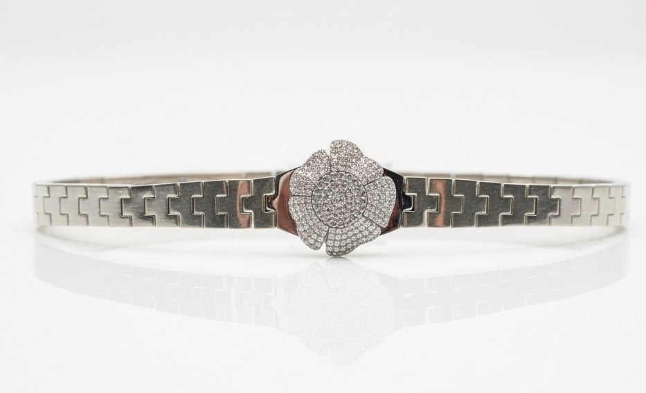 Manilla con Flor de Zirconias