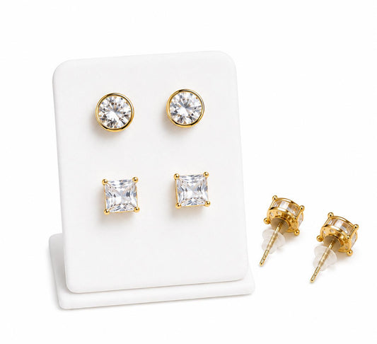 Aretes clásicos de taquitos.