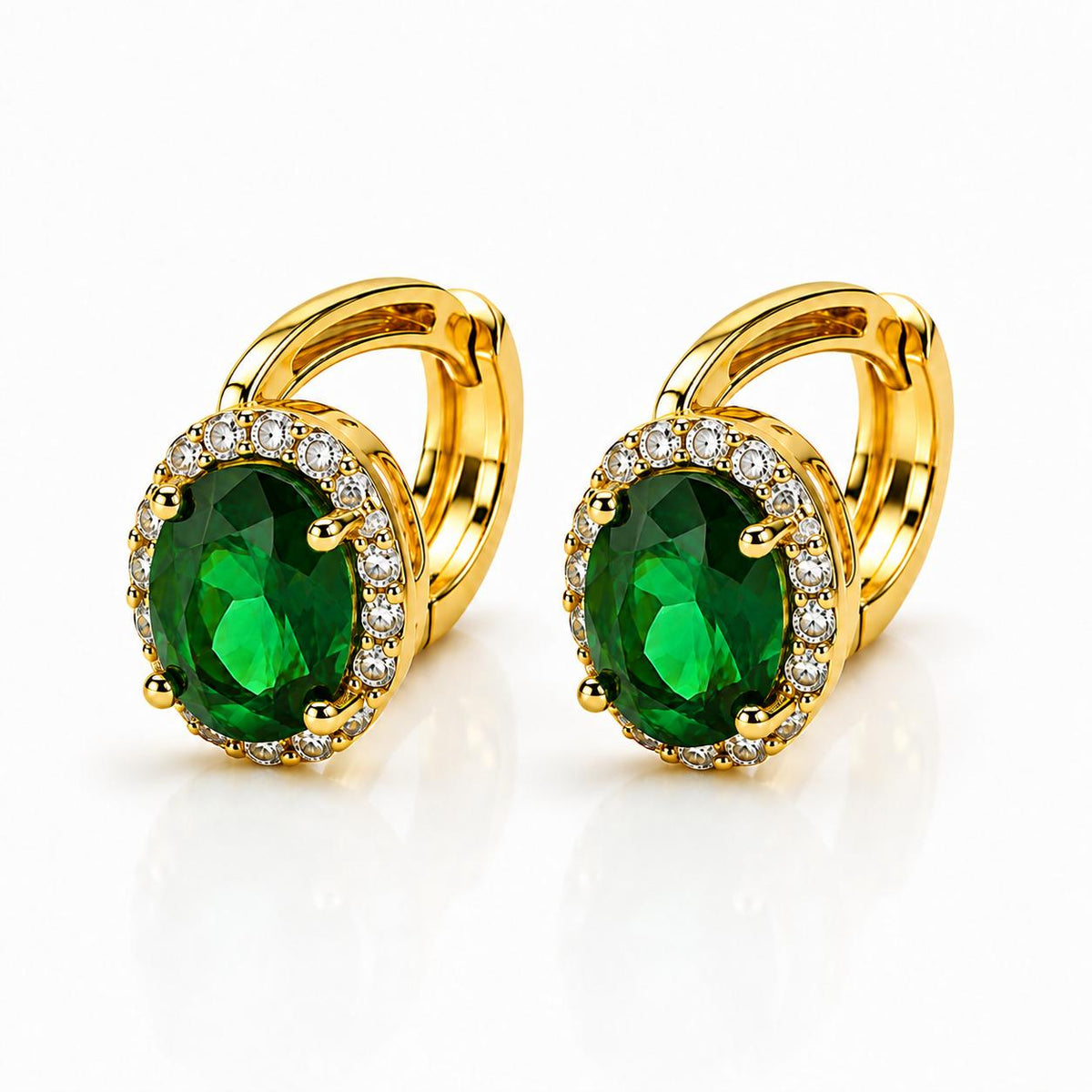 Aretes Elegantes con hermosas circonia