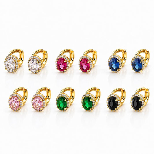 Aretes Elegantes con hermosas circonia